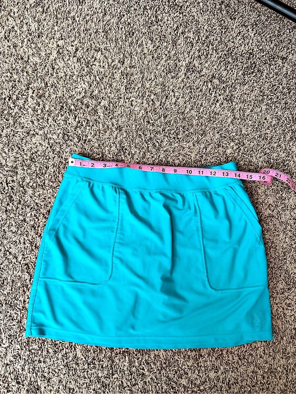 UV Skinz Aqua Turquoise UPF 50+ Swim Skort M